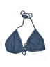 Mossimo Solid Blue Swimsuit Top Size S - photo 1