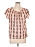 Unbranded 100% Polyester Pink Short Sleeve Blouse Size L - photo 1