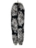 Angie 100% Rayon Paisley Black Casual Pants Size S - photo 1