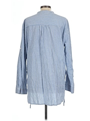 Cotton Bleu Long Sleeve Button-Down Shirt (view 2)