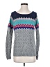 Love By Design 100% Acrylic Color Block Gray Pullover Sweater Size S - photo 1