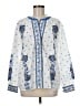 Talbots 100% Cotton Blue Long Sleeve Blouse Size M - photo 1