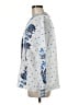 Talbots 100% Cotton Blue Long Sleeve Blouse Size M - photo 5