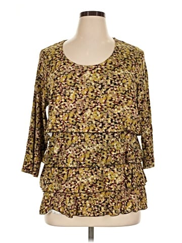 Coldwater Creek 3/4 Sleeve Blouse (view 1)
