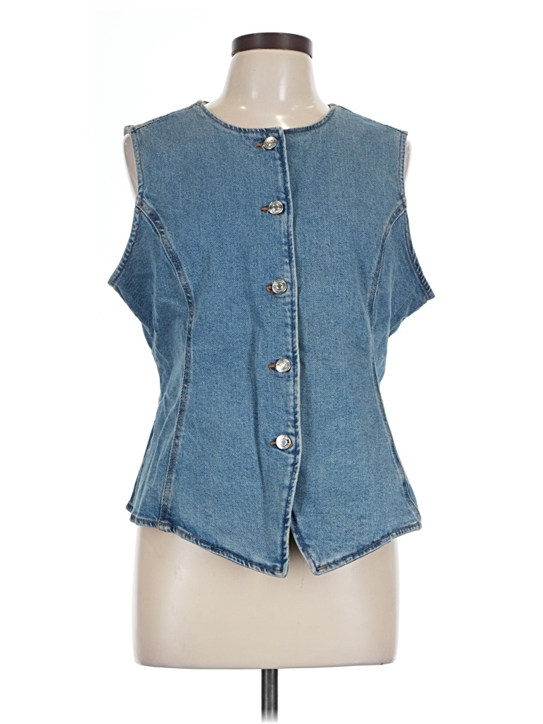 Pre-owned Sofia Jeans By Sofia Vergara Denim Vest In Blue