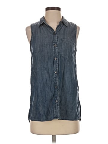Banana Republic Factory Store Denim Vest (view 1)