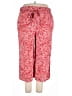Hinge 100% Viscose Paisley Red Casual Pants Size XXL - photo 1