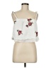 Sugar Lips 100% Rayon White Sleeveless Blouse Size M - photo 1