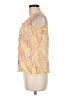 Pine Cone Hill 100% Cotton Yellow Sleeveless Blouse Size M - photo 5