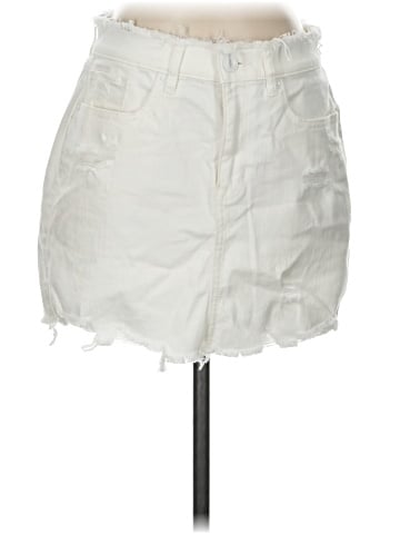 Express Denim Skirt (view 1)