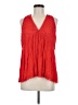 Umgee 100% Recycled Polyester Red Sleeveless Blouse Size M - photo 1