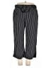 POPSUGAR 100% Polyester Stripes Black Casual Pants Size XXL - photo 1