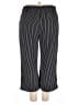 POPSUGAR 100% Polyester Stripes Black Casual Pants Size XXL - photo 2