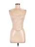 Out From Under 100% Polyester Ivory Faux Leather Top Size L - photo 1