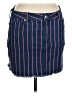 American Eagle Outfitters Stripes Blue Denim Skirt Size 16 - photo 1