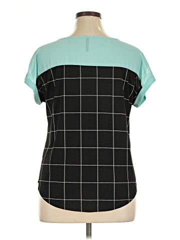Ashley Blue Short Sleeve Top (view 2)