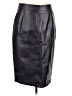 Hal Rubenstein 100% Leather Black Leather Skirt Size 12 - photo 1