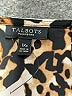 Talbots 100% Polyester Animal Print Brown 3/4 Sleeve Blouse Size 1X Petite - photo 7