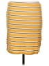 No Boundaries 100% Polyester Stripes Yellow Casual Skirt Size L - photo 2