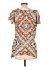 AB Studio Tan Short Sleeve Blouse Size L - photo 2