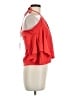 BCBGMAXAZRIA Red Sleeveless Blouse Size S - photo 4