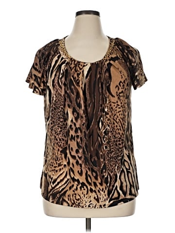 Notations Short Sleeve Blouse (view 1)