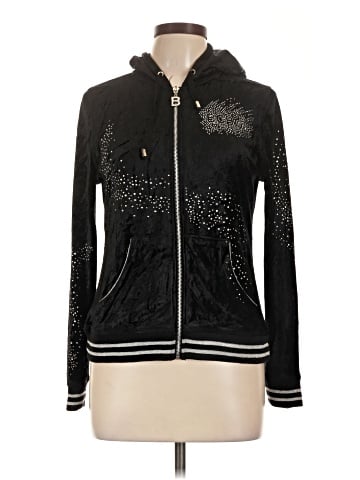 BCBGMAXAZRIA Zip Up Hoodie (view 1)
