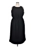 J.Crew 100% Polyester Solid Black Casual Dress Size 18 - photo 1