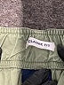 Basic Editions 100% Cotton Solid Green Cargo Shorts Size M - photo 3