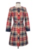 E-Land Plaid Red Casual Dress One size - photo 1