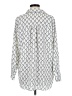 Adrianna Papell 100% Polyester Print White Long Sleeve Blouse Size M - photo 2