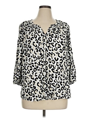 Crown & Ivy 3/4 Sleeve Blouse (view 1)