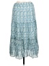 Max Studio 100% Cotton Paisley Blue Casual Skirt Size L (estimated) - photo 1