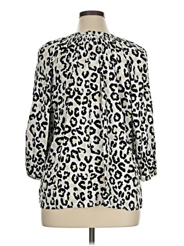 Crown & Ivy 3/4 Sleeve Blouse (view 2)