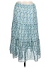 Max Studio 100% Cotton Paisley Blue Casual Skirt Size L (estimated) - photo 2