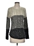 Jeanne Pierre 100% Cotton Color Block Gray Pullover Sweater Size S - photo 1