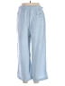 Splendid 100% Cotton Checkered-gingham Blue Casual Pants Size XL - photo 2