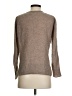 Rachel Zoe 100% Cashmere Metallic Brown Cashmere Pullover Sweater Size S - photo 2