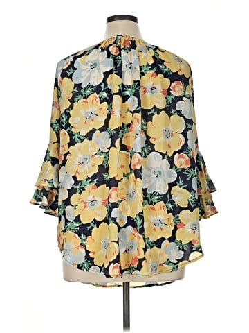 Chaps 3/4 Sleeve Blouse (view 2)
