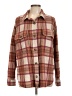 American Eagle Outfitters Plaid Brown Jacket Size L - photo 1
