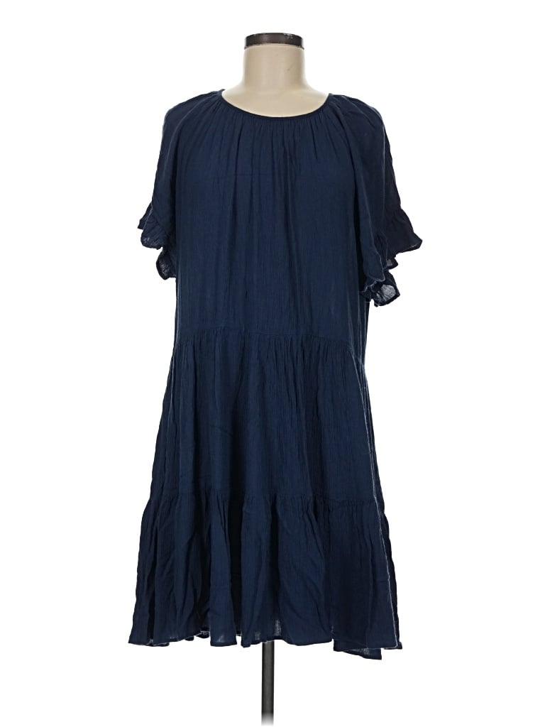 Pre-owned H&m L.o.g.g. Casual Dress In Blue
