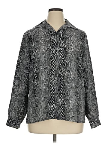 Alia Long Sleeve Button-Down Shirt (view 1)