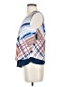 Nic + Zoe 100% Polyester Blue Sleeveless Blouse Size P (petite) - photo 5