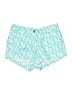 Macbeth Collection by Margaret Josephs Print Teal Shorts Size S - photo 1