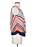 Nic + Zoe 100% Polyester Blue Sleeveless Blouse Size P (petite) - photo 4