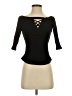 Bebe Black 3/4 Sleeve T-Shirt Size S - photo 1