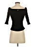 Bebe Black 3/4 Sleeve T-Shirt Size S - photo 2