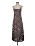 Paniz 100% Rayon Floral Brown Casual Dress Size XS - photo 1