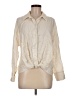 Stateside 100% Viscose Ivory Long Sleeve Blouse Size M - photo 1