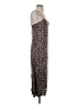 Paniz 100% Rayon Floral Brown Casual Dress Size XS - photo 4